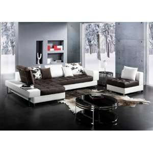  Italian Leather Sectional Sofa Set   Titan Leather 
