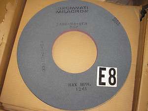 Cincinnati Milacron 2A80K4VFM Grinding Wheel 20 X 1 X 8 1241 RPM 