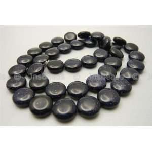  10mm Puff Round Beads 16, Blue Goldstone Arts, Crafts & Sewing
