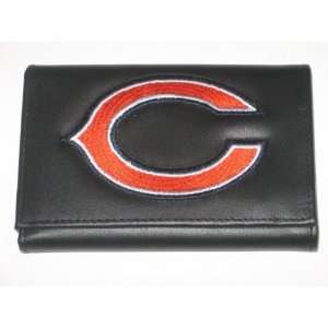  CHICAGO BEARS Tri Fold Genuine LEATHER WALLET with 