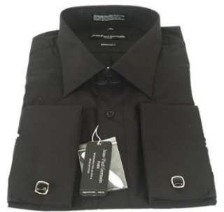   Black French Cuff Dress Shirt (Cufflinks Included) Clothing