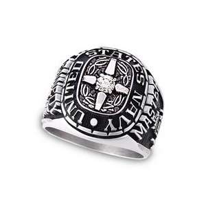   Mens Siladium Apollo Diamond Military Ring by ArtCarved class rings