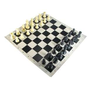  Black and Ivory Grandmaster Chess Set Toys & Games