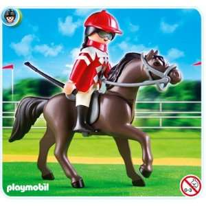  Playmobil 5112   Arabian Horse with Jockey and Stable 
