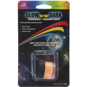  Glow In The Dark Fluorescent Paint 1/4 Oz Orange