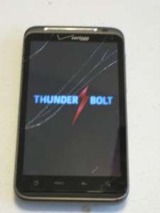 HTC Thunderbolt   Verizon 4G LTE   Android / Droid   CRACKED / WORKS 
