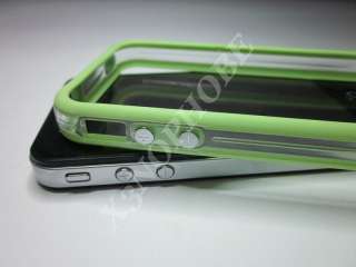 iPhone 4G 4S Bumper Case Metal Buttons at&t ATT SPRINT VERIZON  