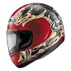  ARAI QUANTUM_2 SWIRL RED 2XL MOTORCYCLE Full Face Helmet 