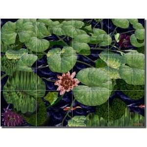 WaterLife   Lily Pond by Paned Expressions Studios   Ceramic Tile 