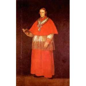   38 inches   Cardinal Luis Maria de Borb n y Valla