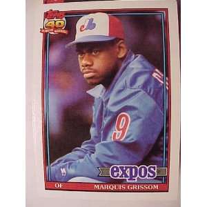  1991 Topps #283 Marquis Grissom