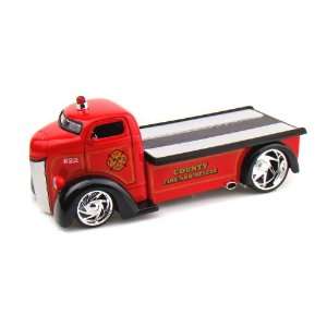    Jada 1/24 1947 Ford COE Fire Rescue Flatbed Truck Toys & Games