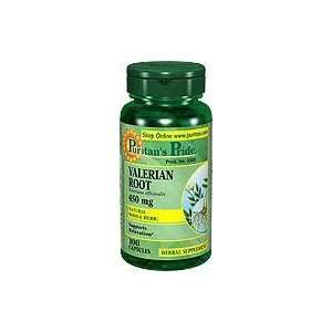  Valerian Root 450 mg 450 mg 100 Rapid Release Capsules 