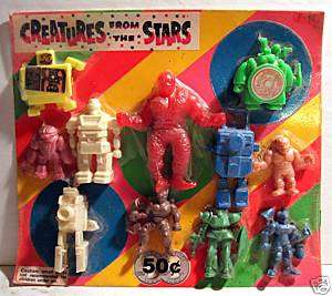Robot Monster Gumball Toy Charm Vending Machine Card 65  