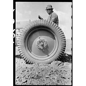   Farm boy operating tractor, Grundy County, Iowa 1940