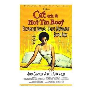  Cat On A Hot Tin Roof Movie Poster, 11 x 17 (1958)