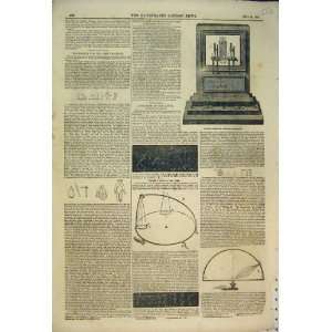   Little Electric Telegraph 1851 Diagrams Rotation Earth