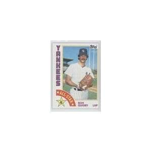 1984 Topps #406   Ron Guidry AS Sports Collectibles