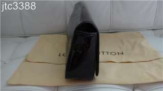 BOX Louis Vuitton Amarante Sobe Clutch Pochette Bag $1190+TAX Vernis 