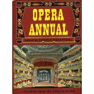  Opera Annual No. 4 Harold Rosenthal Books