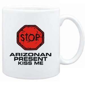  Mug White  STOP  Arizonan START KISSING  Usa States 