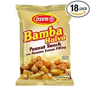 Osem Bamba Halvah Sesame Cream Snacks, 2.1 Ounce (Pack of 18)  