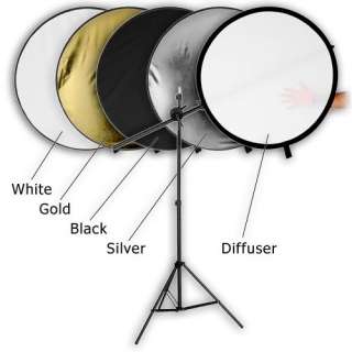  Fotodiox 32 5 in 1 Collapsible Reflector Disc Pro Kit 