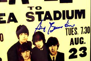 Sid Bernstein Signed Beatles Promo Poster JSA Thumbnail Image