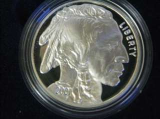 2001 American Buffalo 2 Silver Dollar Commemorative Set A232  