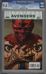 Ultimate Comics Avengers #1__Red Skull Variant__CGC 9.8  