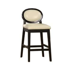 Armen Living 7015 Martini 26 Inch Stationary Barstool, Creme Leather 