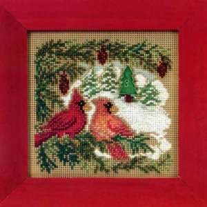  Cardinal Forest   Cross Stitch Kit Arts, Crafts & Sewing