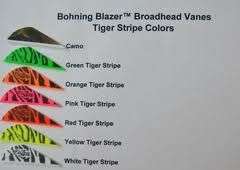   or 100 Pack Bohning Blazer Tiger Vanes Arrow Fletching Choice of Color