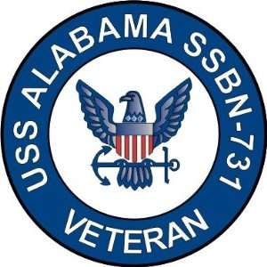  US Navy USS Alabama SSBN 731 Ship Veteran Decal Sticker 5 