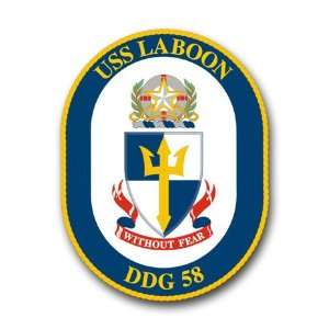  US Navy Ship USS Laboon DDG 58 Decal Sticker 3.8 