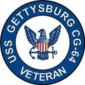  US Navy USS Gettysburg CG 64 Ship Veteran Decal Sticker 3 