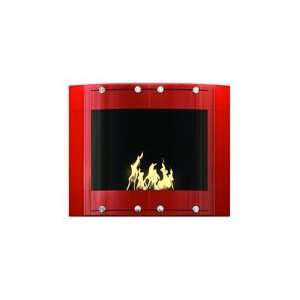  Decoflame Arch Bio Ethanol Fireplace   Red