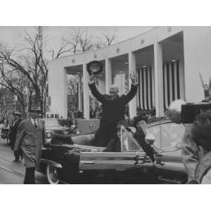  Pres. Dwight D. Eisenhower During Inauguration Day Premium 