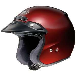 Shoei Metallic RJ Platinum R Harley Motorcycle Helmet   Wine Red / X 