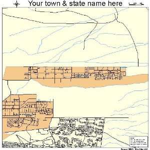  Street & Road Map of Meadow Lake, New Mexico NM   Printed 