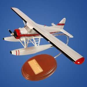  De Havilland Canada DHC 2 Beaver Desktop Wood Model Plane 