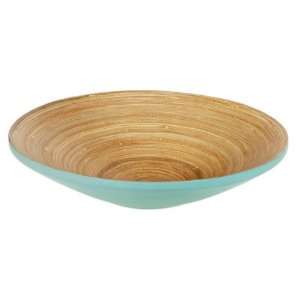  Bamboo and Lacquer Blue Bowl Round Bamboozled  Fair 