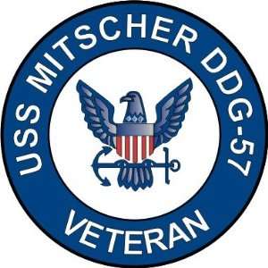  US Navy USS Mitscher DDG 57 Ship Veteran Decal Sticker 5.5 