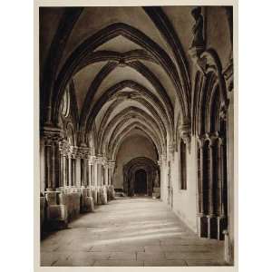  1928 Interior Arch Cloister Heiligenkreuz Abbey Austria 