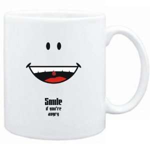  Mug White  Smile if youre angry  Adjetives Sports 