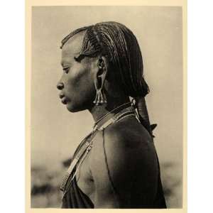  1930 Maasai Masai Chief African Arusha Tanzania Africa 
