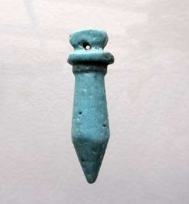 Ancient Egyptian amulet of a Papyrus Column from the Late Dynastic 