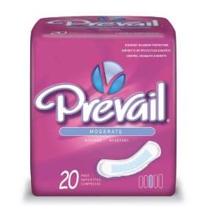  Prevail Bladder Control Pad   Moderate (Bag of 20) Health 