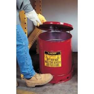  Justrite Red Oily Waste Cans   09110 SEPTLS40009110 