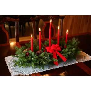  Worcester Christmas Wreath Classic 5 Candle Christmas 